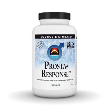 Source Naturals ProstaResponse with NonGMO Soy Supports Prostate Function and Healthy Urine Flow  180 Tablets