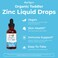 USDA Organic Toddler Liquid Zinc Drops by MaryRuths  Zinc Sulfate  Immune Support Supplement Skin Health  Vegan  Formulated for Ages 13  Delicious Berry Flavor  1 Month Supply  2 Fl Oz