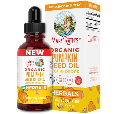 MaryRuth Organics Pumpkin Seed Oil Cold Pressed  2 Month Supply  USDA Organic Pumpkin Seed Liquid Drops for Men and Women  Urinary Health in Men  Sugar Free  Vegan  NonGMO  60 Servings