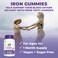MaryRuths Iron Suppleme nt Gummies for Adults  Sugar Free  Gummy Iron Supplements  Vitamin C for Ages 14  Iron Supplement for Iron Deficiency  Immune Support  Vegan  NonGMO  60 Count