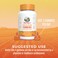 MaryRuth OrganicsTurmeric Gummies  Organic Turmeric Curcumin Extract  Chewable Turmeric Supplement  Vegan  NonGMO  Gluten Free  Peach  Mango  Lemon Flavor  250 mg per Serving  120 Count
