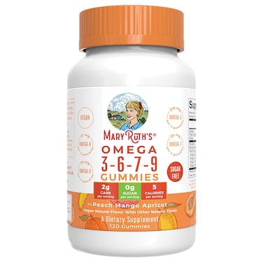 Mary Ruths Omega 3679 Gummies 120 CT
