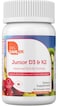 ZahlerJunior Vitamin D3  K2 Chewable Tablets for Kids Vitamin D for Kids 2000 IU  Delicious Vitamin D K2 Chews to Support Healthy Bones  Teeth  Kosher Less Sugar Than Gummies 90 Count