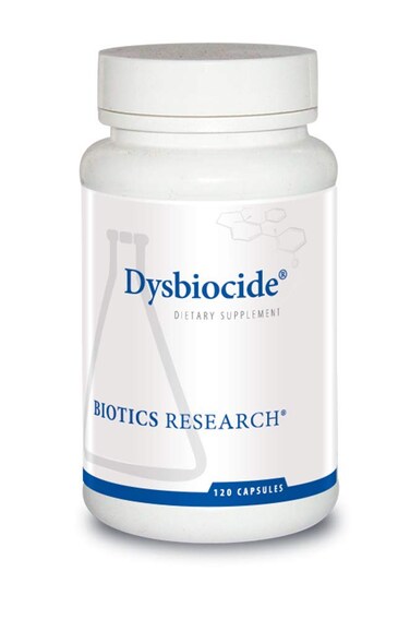 Biotics Research Dysbiocide Supports Normal Gut Health synergistic Herbal Formula for Healthy Balanced Gut microbiome 120 Capsules