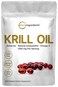 Micro Ingredients Antarctic Krill Oil Supplement 1000mg Per Serving 300 SoftGels Rich in Omega3s EPA DHA  Natural Astaxanthin Supports Immune System  Brain Health Easy to Swallow