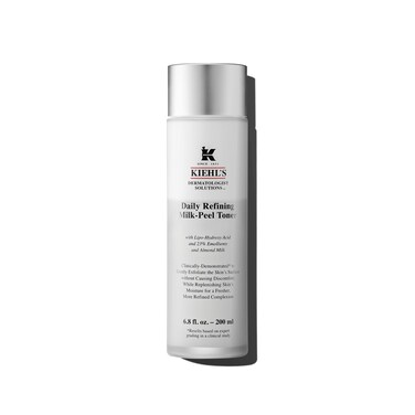 Kiehls Daily Refining MilkPeel Toner Gentle Exfoliating Facial Toner Refines Skin Texture Brightens  Softens Skin Restores Moisture with LipoHydroxy Acid  Almond Milk  68 fl oz