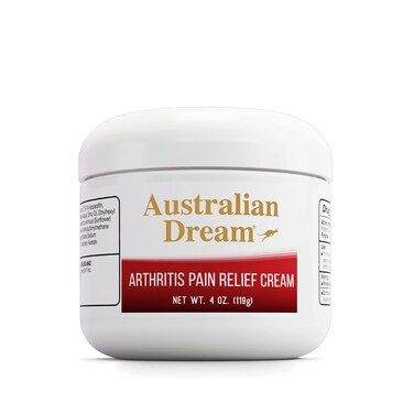 Australian Dream Arthritis Pain Relief Cream  Soothing NonGreasy Pain Relief Cream  Powerful Topical Arthritis Pain Relief Good for Muscle Aches or Joint Pain  4 oz Jar