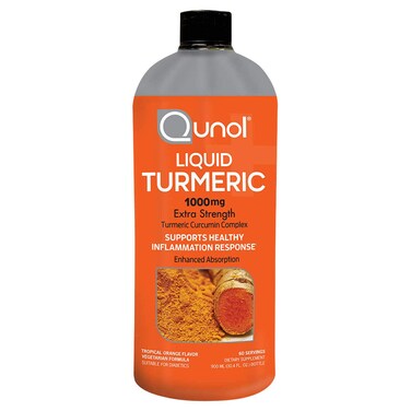 QunolLiquid Turmeric for Dietary contains Water Xylitol Natural Flavor Citric Acid Potassium Sorbate Luo Han Guo Extract 1000 mg 304 Ounces