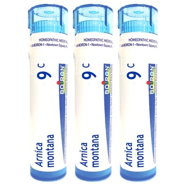 Boiron Arnica Montana 9c Homeopathic Medicine for Muscle Pain and Stiffness  80 Count Pack of 3