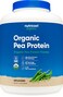 NutricostOrganic Pea Protein Isolate Powder 5LBS  Unflavored Certified USDA Organic Protein from Plants Vegetarian Friendly Gluten Free NonGMO