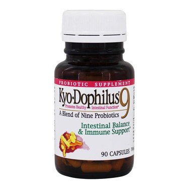 Kyolic KyoDophilus Multi 9 Probiotic for Strong Gut Health Balance and Support 90 Capsules Total