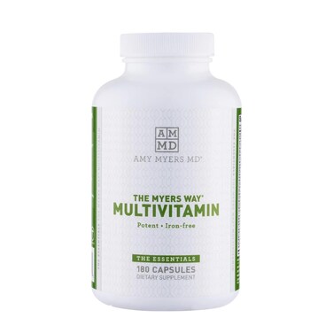Amy Myers MDMultivitamin for Women and Men Immune and Thyroid Support Stress Relief  Activated B Vitamins Zinc Selenium Iodine  Rich in Nutrients and Minerals Increase Energy Levels 180 Caps