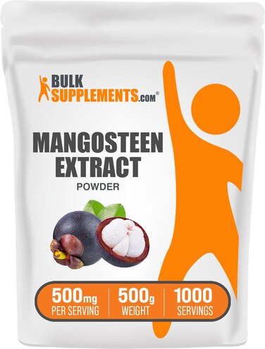 BulkSupplementscom Mangosteen Extract Powder  Superfood Supplement from Mangosteen Fruit Mangosteen Powder  Gluten Free 500mg per Serving 1kg 22 lbs Pack of 1