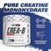 EHP Labs CREA8 Creatine Monohydrate Powder  Creatine Supplement for Muscle Growth Increased Strength Enhanced Energy Output and Improved Performance Unflavored  100 Servings 500g