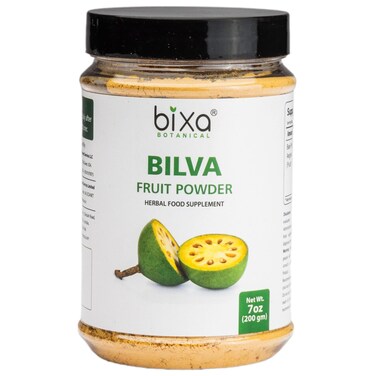bixa BOTANICAL Bilva Fruit Powder Aegle marmelosBael Fruit  7 Oz 200g  Supports Healthy Bowel Functions  Wood Apple  Superfood  Natural