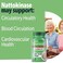 YuveNattokinase 2000 FU Nattokinase Supplement for Cardiovascular Health Support  Natural Blood Thinner  Natokinase Enzyme from Natto Extract SugarFree Vitamin K Free  60 Pills Made in USA