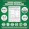 ZazzeeOrganic Spirulina Powder 22 Pounds 1 KG USDA Certified 303 Servings 100 Pure NonIrradiated MessFree Wide Mouth Container Fresh Smell and Neutral Taste Vegan NonGMO GlutenFree