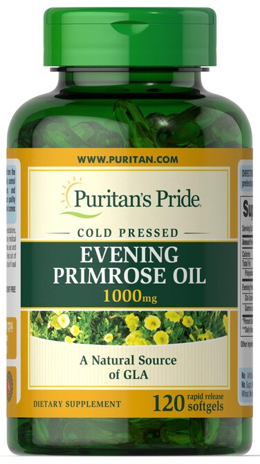 Puritans Pride Evening Primrose Oil 1000 Mg with Gla 120 Count