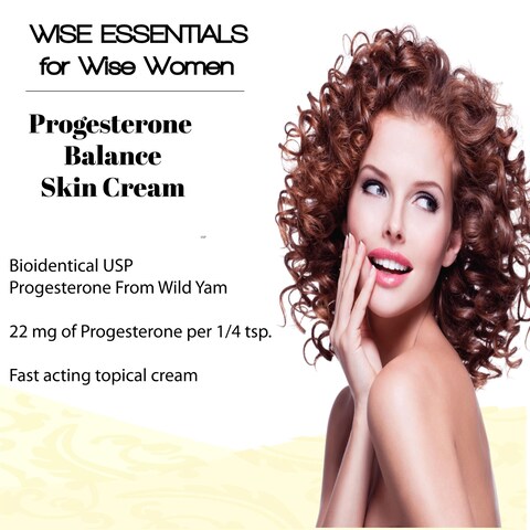 Bio identical Wild Yam  Progesterone Cream Paraben Free  Fragrance Free  Non GMO Non Toxic  Wise Essentials