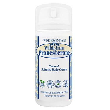 Bio identical Wild Yam  Progesterone Cream Paraben Free  Fragrance Free  Non GMO Non Toxic  Wise Essentials
