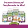 KAL Kids Zinc Elderberry Dinosaurs Immune Support Supplement for Children w Sambucus Elderberry Fast Dissolving Mixed Berry ActivMelts Fun Tasty Dino Shapes Vegan 90 Servings 90 Micro Tablets