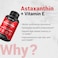 Naturalis New Zealand Astaxanthin 12mg  Enhanced with Natural Vitamin E  NonGMO Soy  Gluten Free  120 Softgels 4 Month Supply