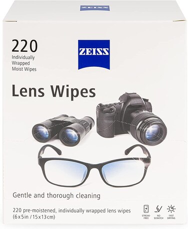 ZEISSLens Wipes White 220 Count