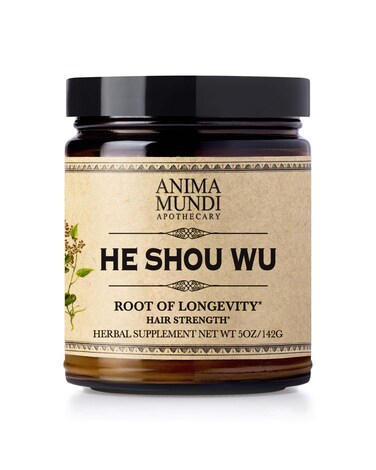 Anima Mundi Healthy Hair Vitamins  Adaptogenic He Shou Wu  Fo Ti Root Hair Supplements for Women and Men  Also Supports Liver Immune  GI Function 5oz  142g