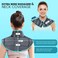 Large Gel Ice Pack  Microwavable Heating Pad for Neck Shoulder Upper Back Pain Relief  Reusable Weighted Cold Pack for Injuries  Hot  Cold Compress Therapy for Swelling Bruises Surgery