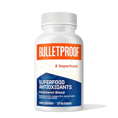 BulletproofSuperfood Antioxidants Capsules 120 Capsules Supplement to Fight FreeRadicals and Support Healthy Aging Polyphenol Blend Packaging May Vary