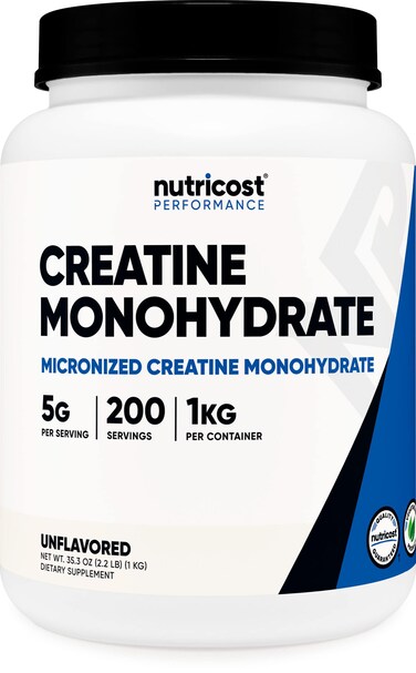 NutricostCreatine Monohydrate Micronized Powder 1 KG  Pure Creatine Monohydrate