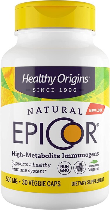 Healthy Origins EpiCor Immune Protection 500 mg  PlantBased Immune Support Capsules  GlutenFree  NonGMO Supplement  30 Veggie Caps