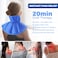LotFancy Ice Pack for Neck Shoulder Reusable Cold Neck Wrap for Pain Relief Flexible Gel Pack with Adjustable Straps Cold Compress Therapy for Injuries Swelling Strains Sprains