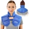 LotFancy Ice Pack for Neck Shoulder Reusable Cold Neck Wrap for Pain Relief Flexible Gel Pack with Adjustable Straps Cold Compress Therapy for Injuries Swelling Strains Sprains