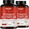Vitamin B Complex  Contains All Essential B Vitamins  B1 B2 B3 B5 B6 B7 B9 B12 and Biotin  Super B Complex Vitamins for Energy Immunity Support  180 Tablets