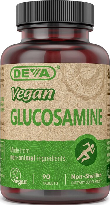DEVAVegan Vitamins Glucosamine Tablets 90Count Bottle
