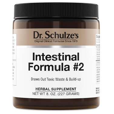 Dr SchulzesIntestinal Formula 2  Herbal Colon Cleanse Formula  8 Oz Jar