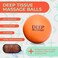 Sport Myofascial Release Balls Set of 2  Extra Firm Lacrosse Ball Massage Ball Therapy  Deep Tissue Massage Balls for Feet Back Neck Legs Arms  Trigger Point Balls Yoga Balls