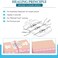 Wound Closure Strips  4 Pcs Butterfly Bandaids Extra Large Emergency Laceration Closures Kits Bandages for Big Wound Care Hospital Grade Rapid Skin Closure for Home Outdoor