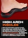 CRUVHEAL220 lbs Plantar Fasciitis High Arch Support Insoles Men Women  Orthotic Shoe Inserts  Boot Work Shoe Insole S Black