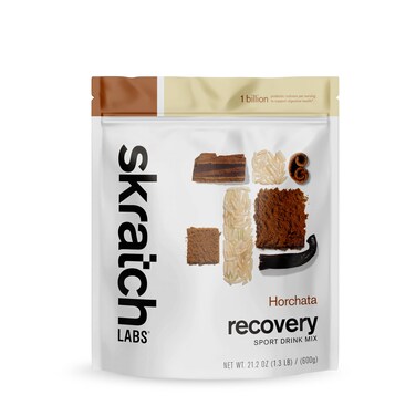 Skratch Labs Post Workout Recovery Drink Mix with Horchata 212 oz 12 Servings with Complete Milk Protein of Casein and Whey and Probiotics Gluten Free Kosher Vegetarian