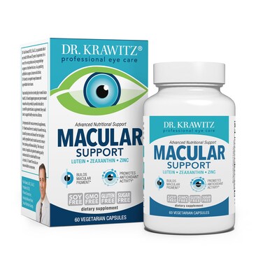 Macular Support with Lutein Zeaxanthin Zinc 60 Vegetarian Capsules