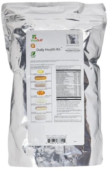 Vital Bulk Daily Health Kit Packet Multivitamin  Mineral Supplements 30 Count Bag