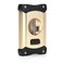 Cigar Cutter Stainless Steel VCut Cigar Cutter with Buildin Cigar Puncher Attractive Gift Box Black  Gold