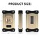Cigar Cutter Stainless Steel VCut Cigar Cutter with Buildin Cigar Puncher Attractive Gift Box Black  Gold