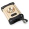 Cigar Cutter Stainless Steel VCut Cigar Cutter with Buildin Cigar Puncher Attractive Gift Box Black  Gold