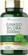 CarlyleGinkgo Biloba 3000mg  400 Tablets  NonGMO Gluten Free Supplement