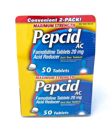 Pepcid AC Acid Reducer Maximum Strength  125 Tablets