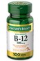 Natures Bounty Vitamin B12 Supports Energy Metabolism and Nervous System Health 500mcg 100 Quick Dissolve Tablets