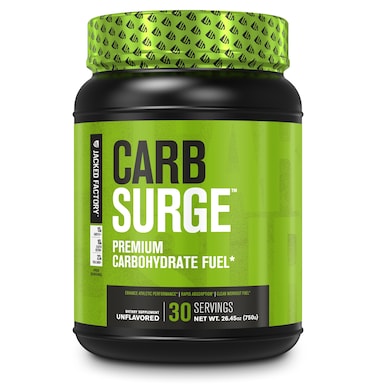 Carb Surge Carbohydrate Powder  Clean Workout Fuel w Carb10 Pea Starch  Cluster Dextrin for Enhanced Performance Lean Muscle Mass and More  Unflavored 30 SV